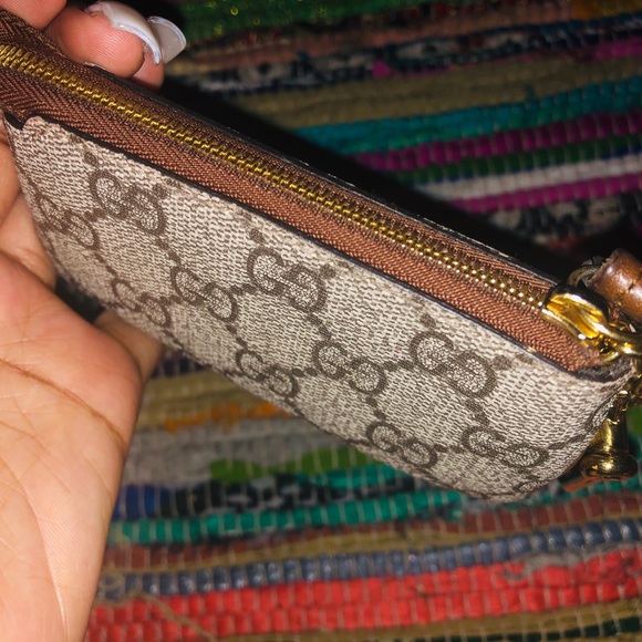 linea gg supreme canvas key case pouch